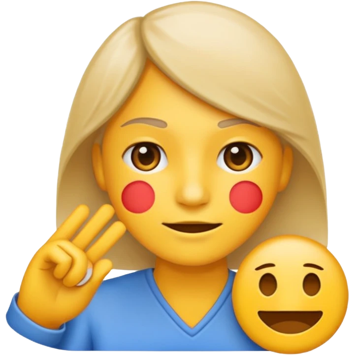 crossed-out contact card with neutral face, representing unqualified lead in sales, simple and clear emoji style emoji
