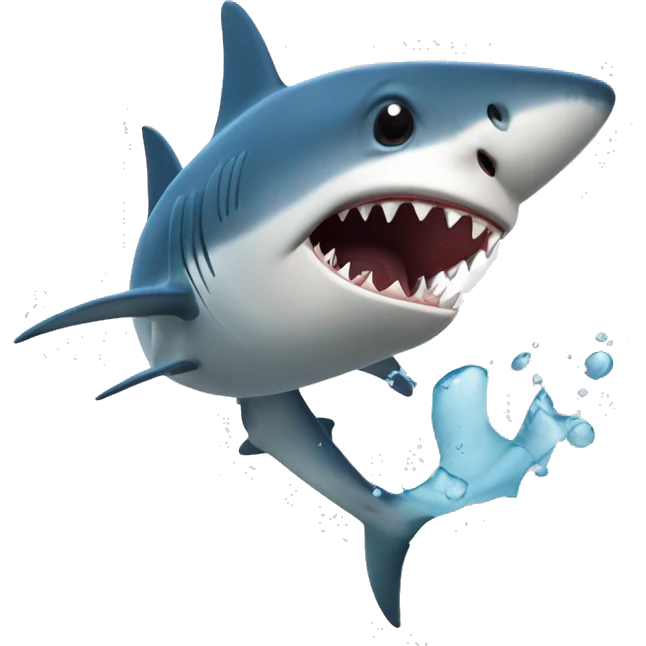 Requin qui te dit de dégager  emoji