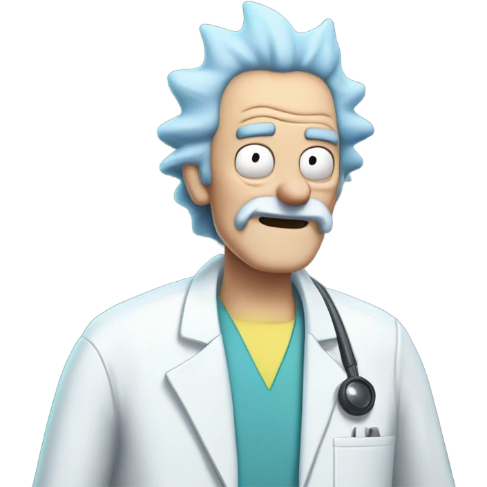 Grand pa rick from Rick and morty  emoji