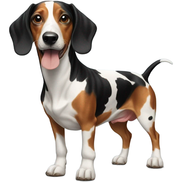 Cow weiner dog emoji