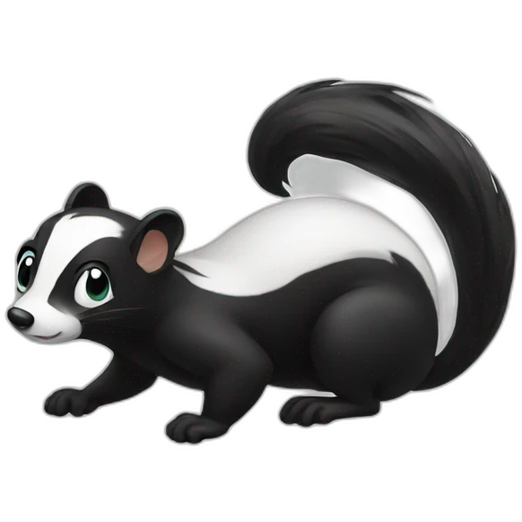 Skunk fart emoji