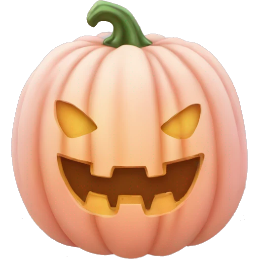 Light pink Pumpkin  emoji