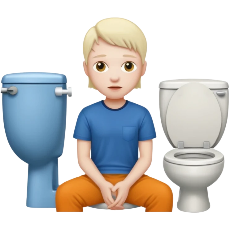 Me sitting on the toilet emoji
