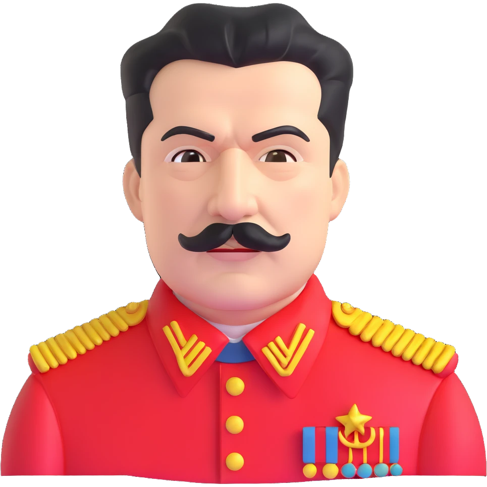 portrait of Stalin emoji