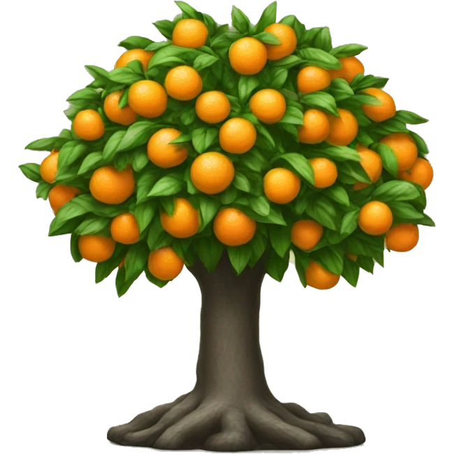 Orange blossom tree emoji