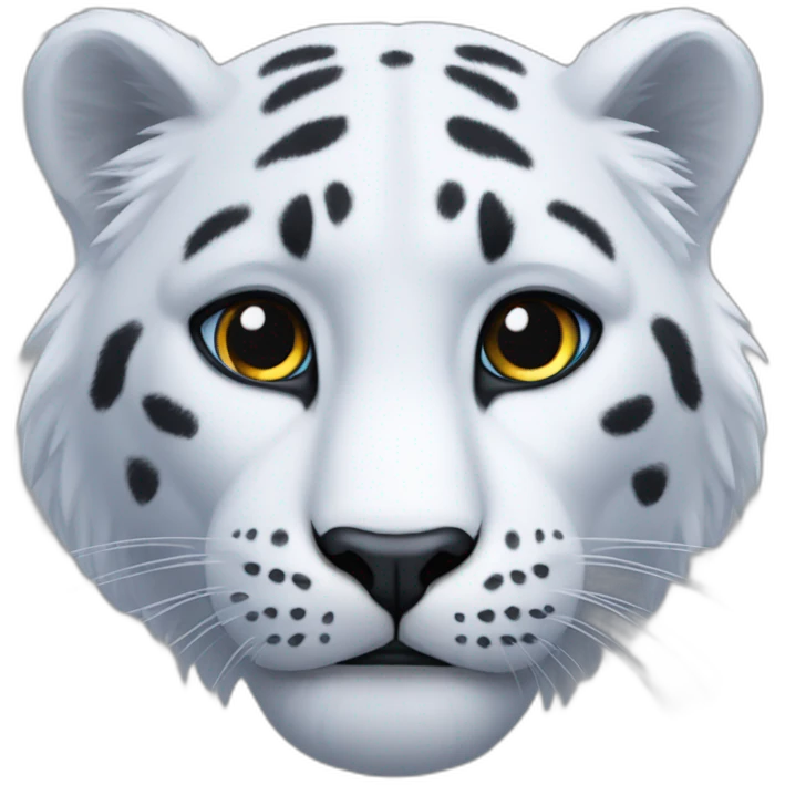 Panthère des neiges emoji