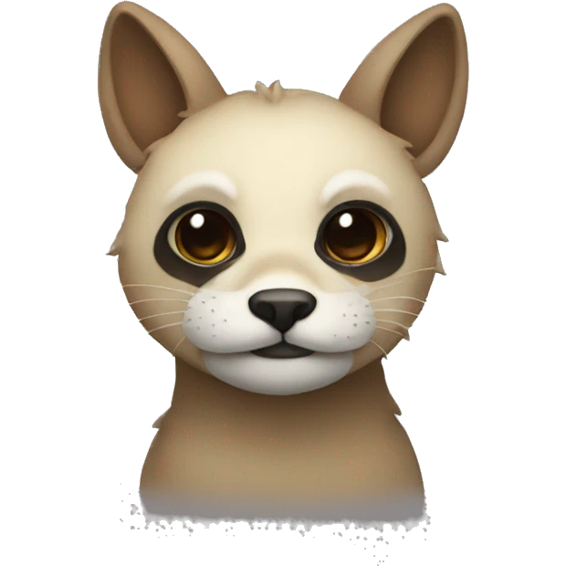 cute masked animal critter emoji