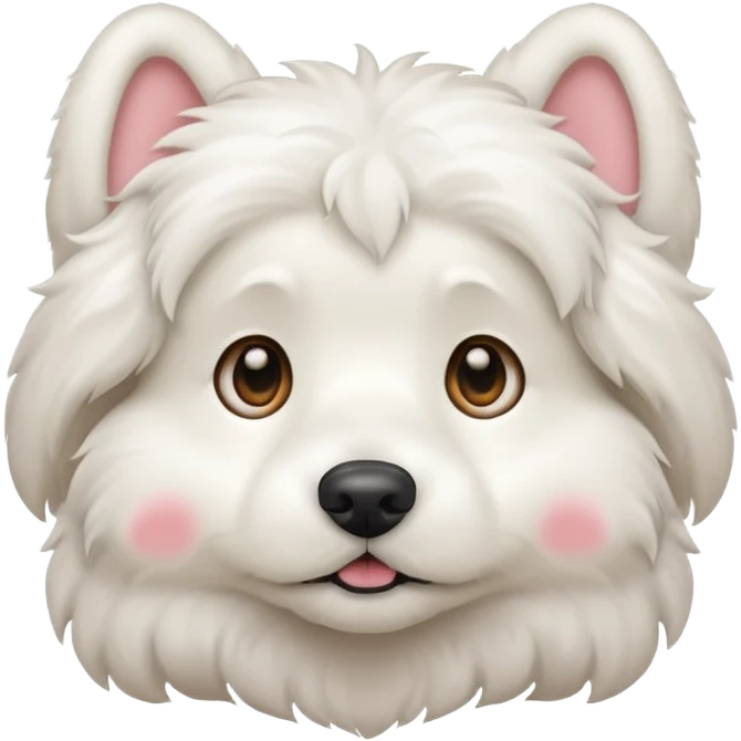 White dog emoji