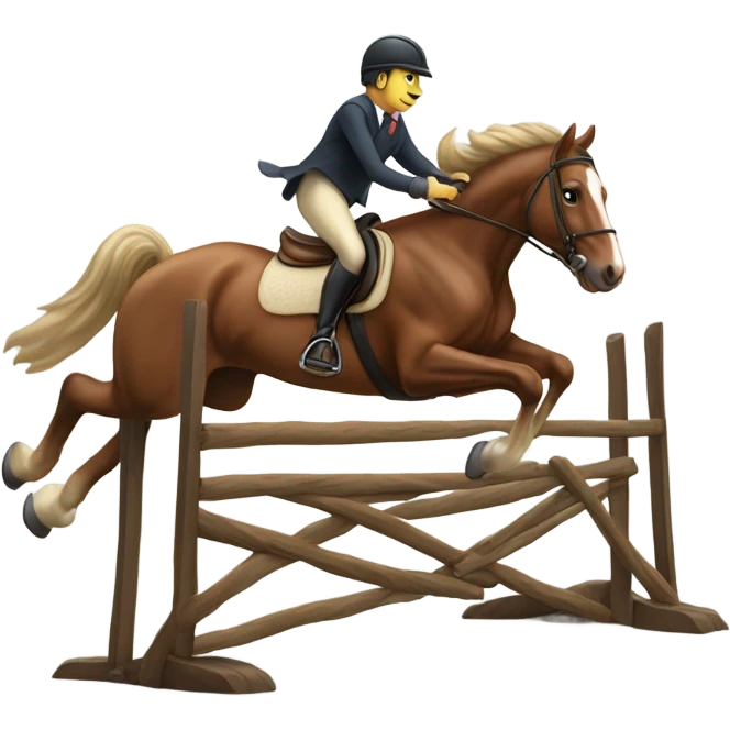 Horse showjumping  emoji