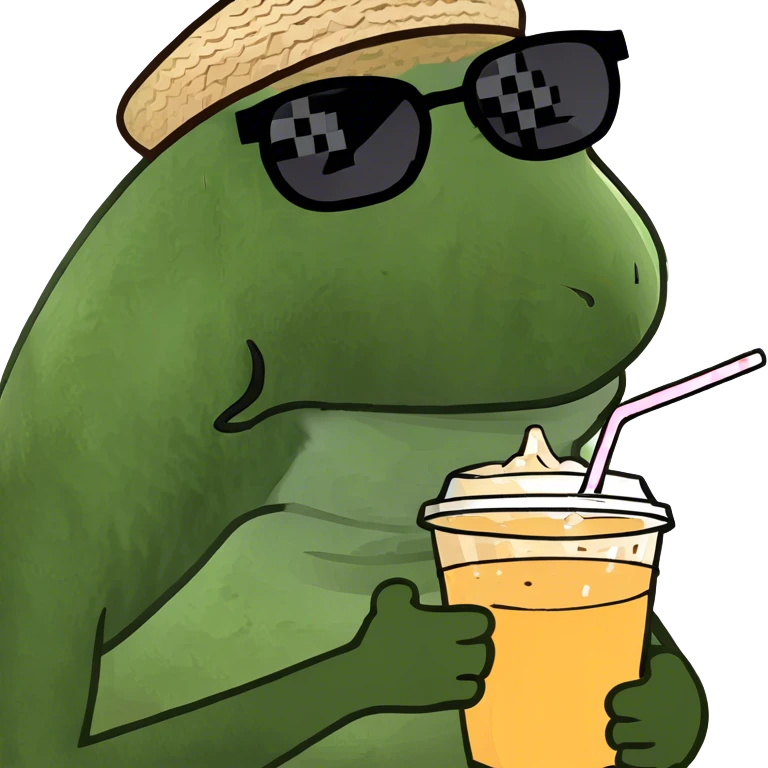 Iced coffee emoji