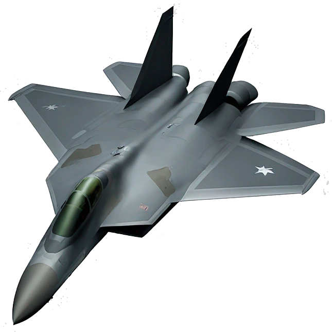 F22 military plane emoji