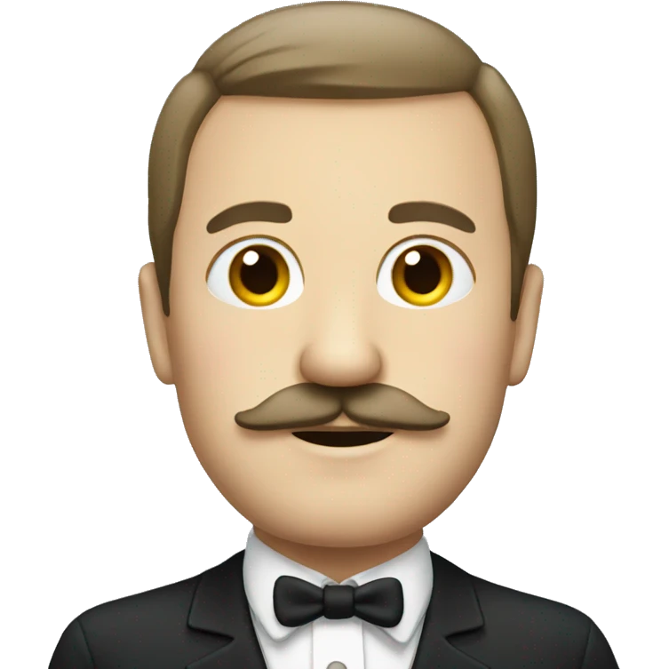 french man with moustache emoji