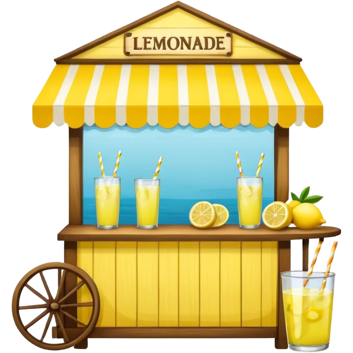 fancy lemonade stall emoji