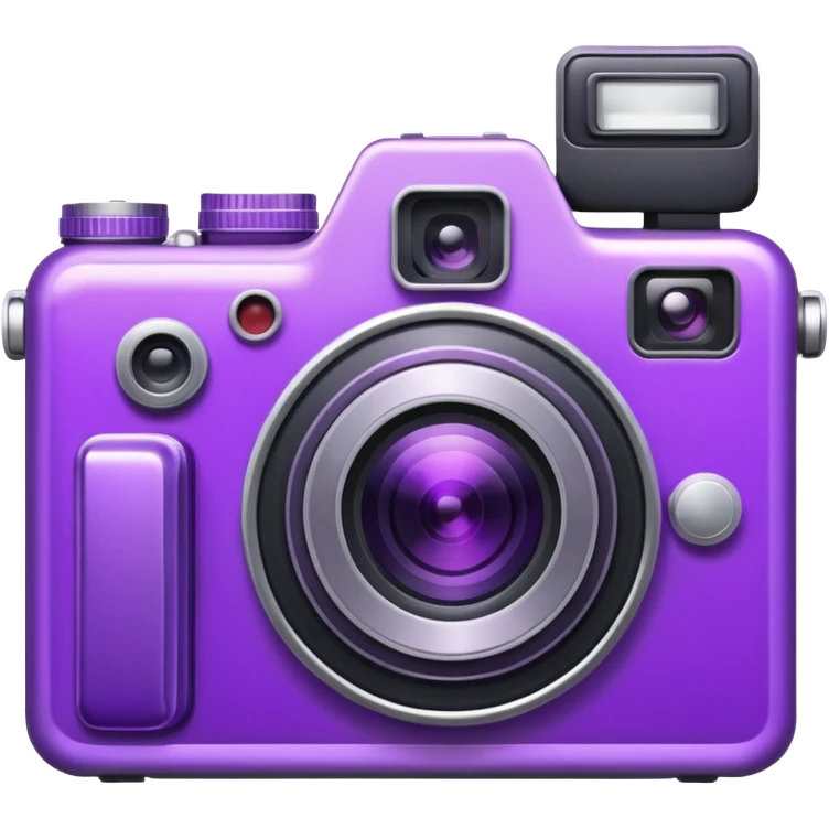 Purple camera emoji