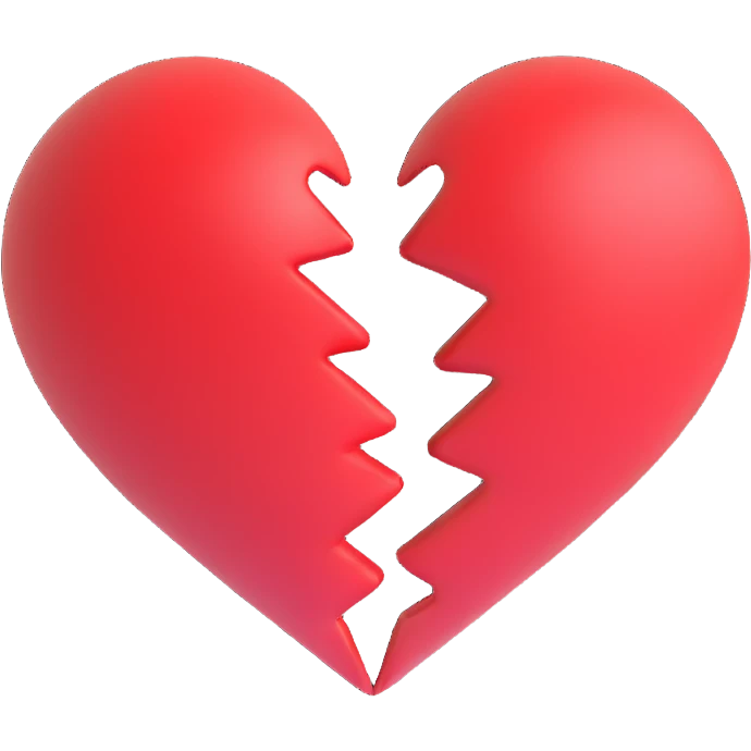 broken heart emoji