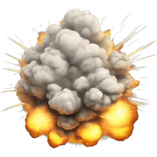 explosion emoji