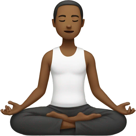 Meditation emoji