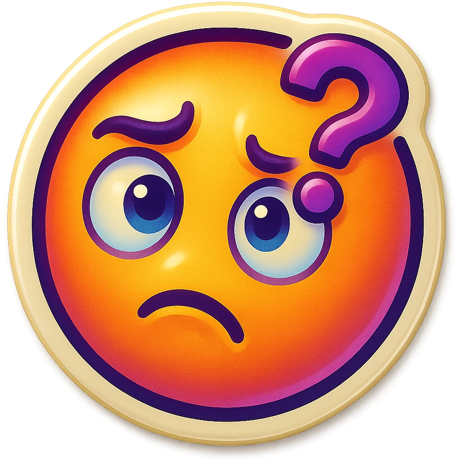 confusion in the face  emoji