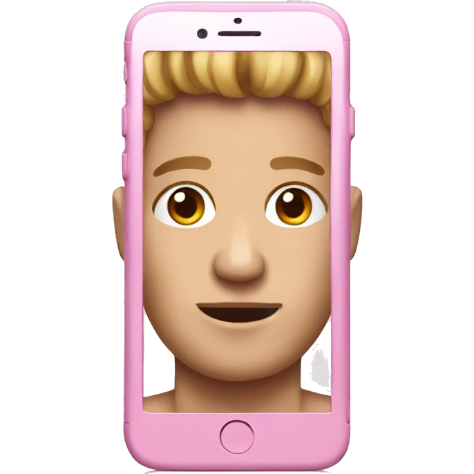 Pink iPhone  emoji