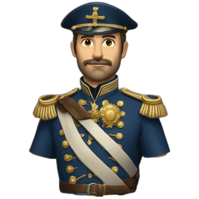 French officer or saint cyr emoji