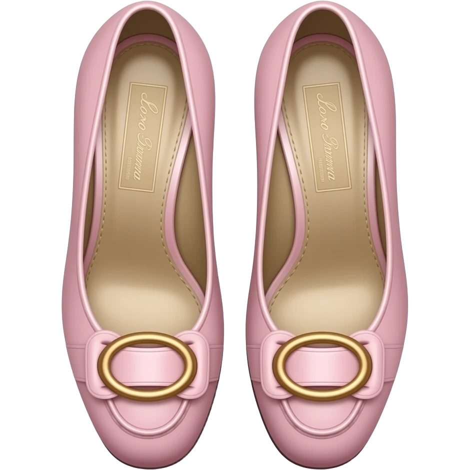 pink loro piana shoes emoji