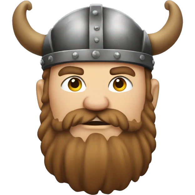 Fat bearded viking emoji