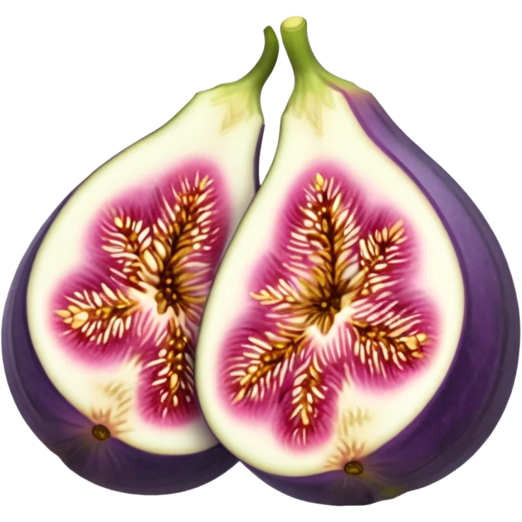 halved fig emoji