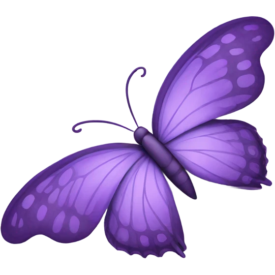 Purple butterfly emoji