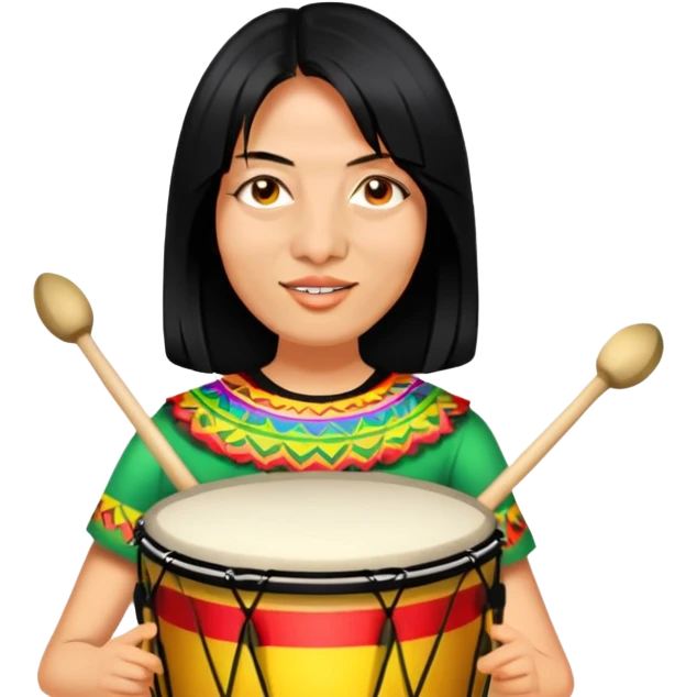 Festive Drummer emoji