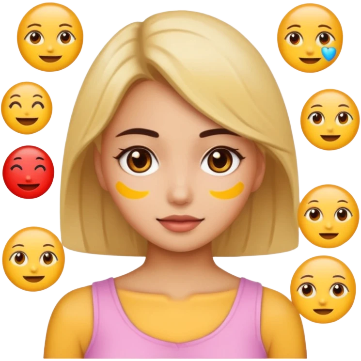 Emojis girly morena emoji