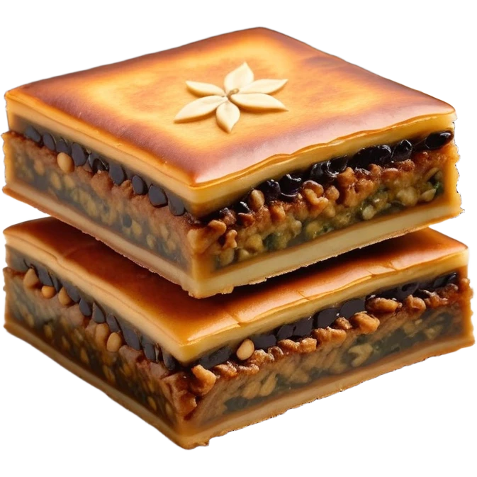 martabak manis-cinematic-realistic-martabak manis-dish-emoji,-depicted-as-a-single,-square-slice-of-sweet,-thick-martabak manis-with-a-rich,-indulgent-filling,-rendered-with-detailed-textures-and-vibrant,-appetizing-lighting emoji