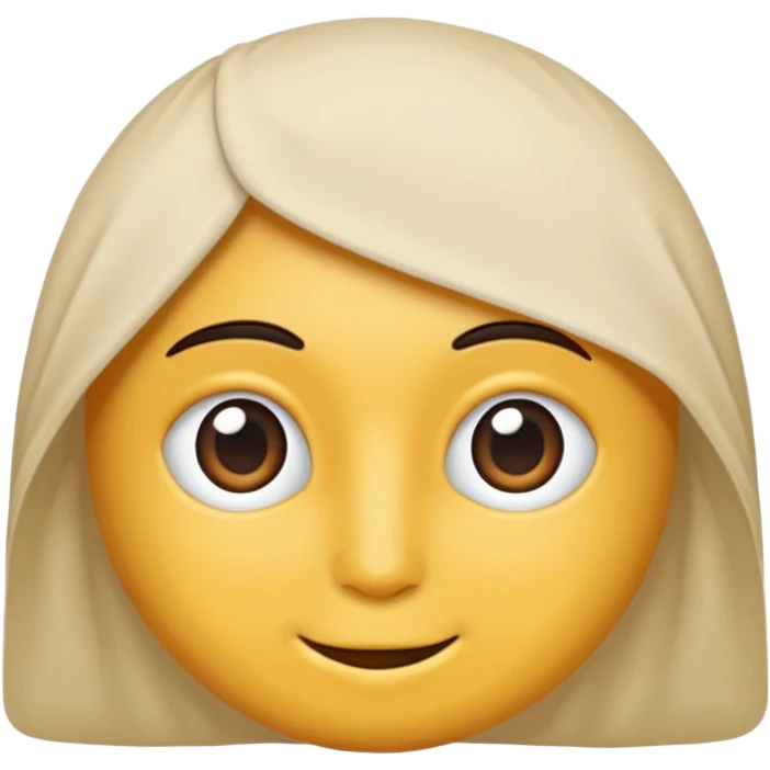 BEYAZ RENKTE BUKET SEKLİNDE emoji