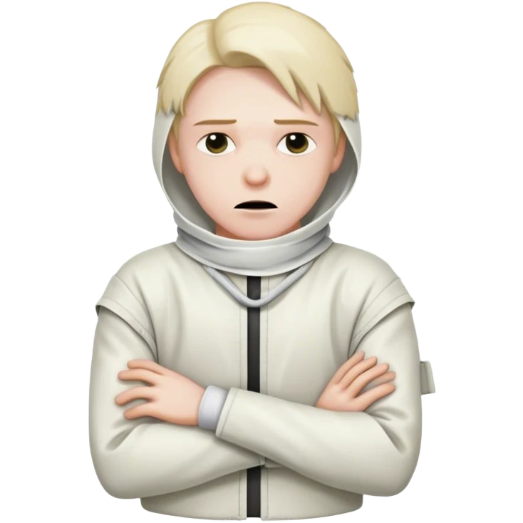 mentally ill in a straitjacket emoji