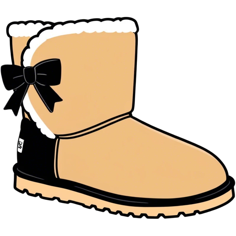 Uggs with bows  emoji