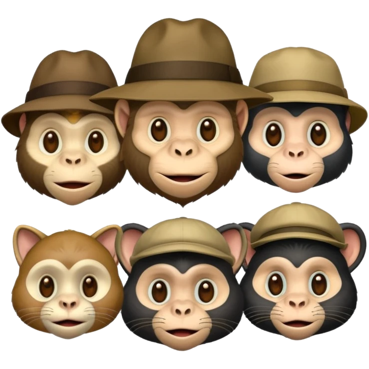 🦍🐒🐵🐱🫡 emoji