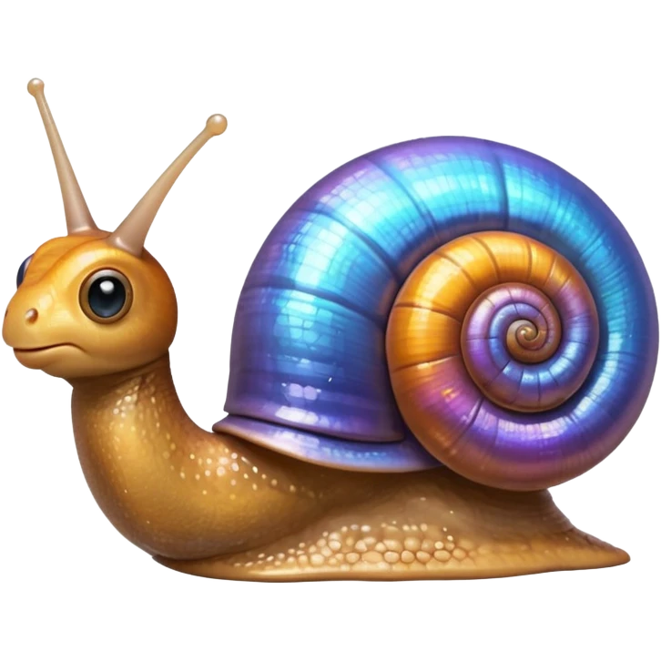 shiny snail emoji