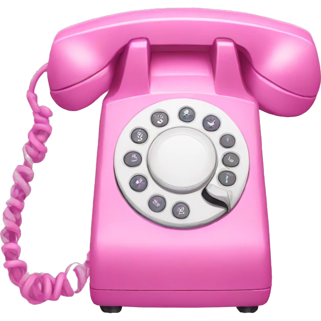 pink phone  emoji
