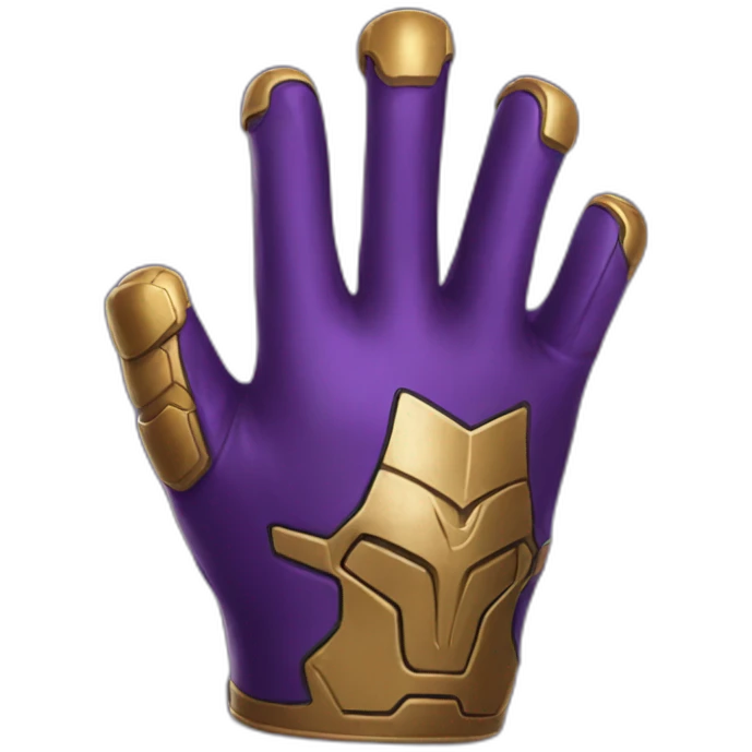  glove Thanos emoji
