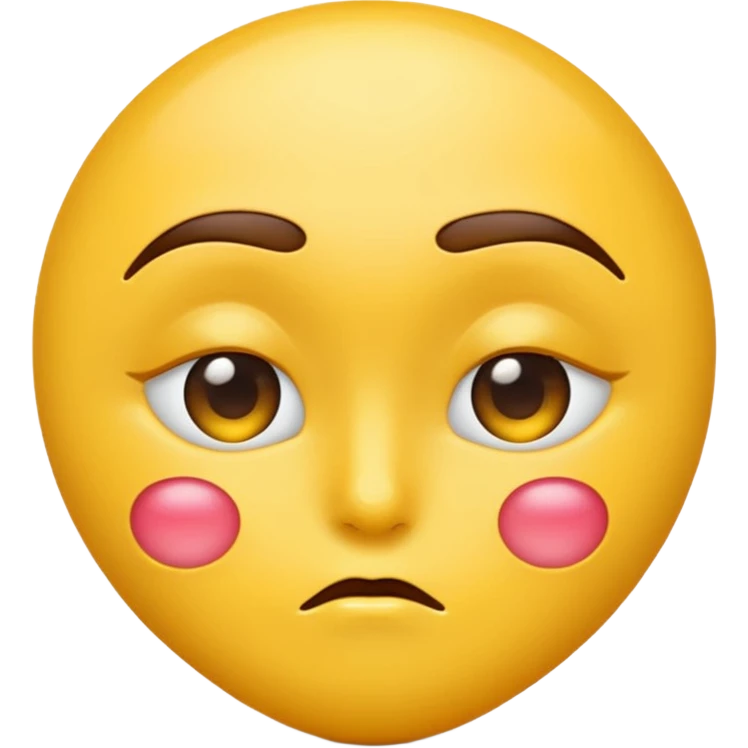 Side eye kissing emoji emoji
