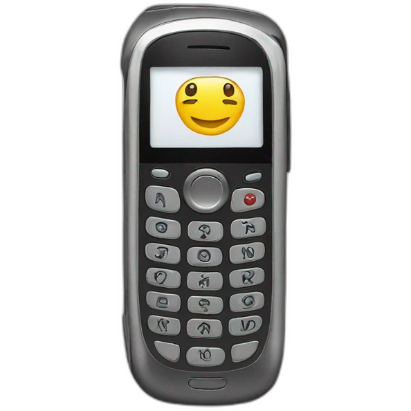 Text flip-phone emoji