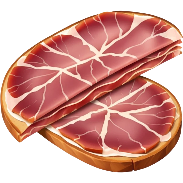 fette di prosciutto crudo affumicato emoji