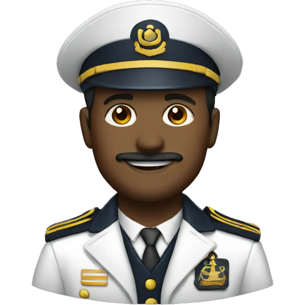 ship captain emoji