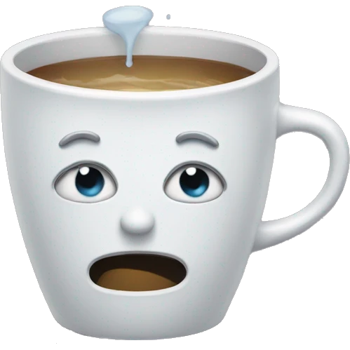 crying cup emoji