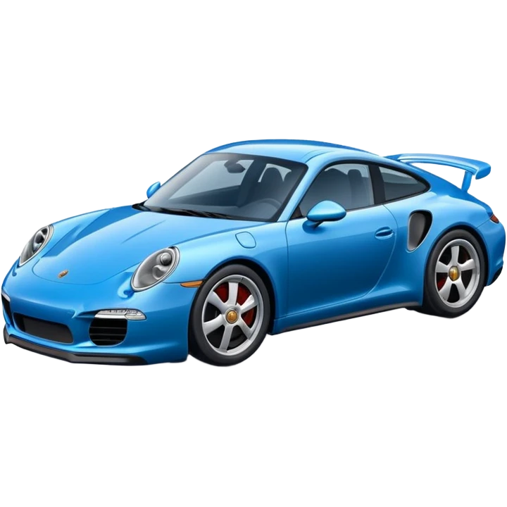 Porsche 911 bleue nuit emoji