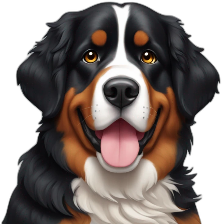 pumpkin bernese mountain dog emoji