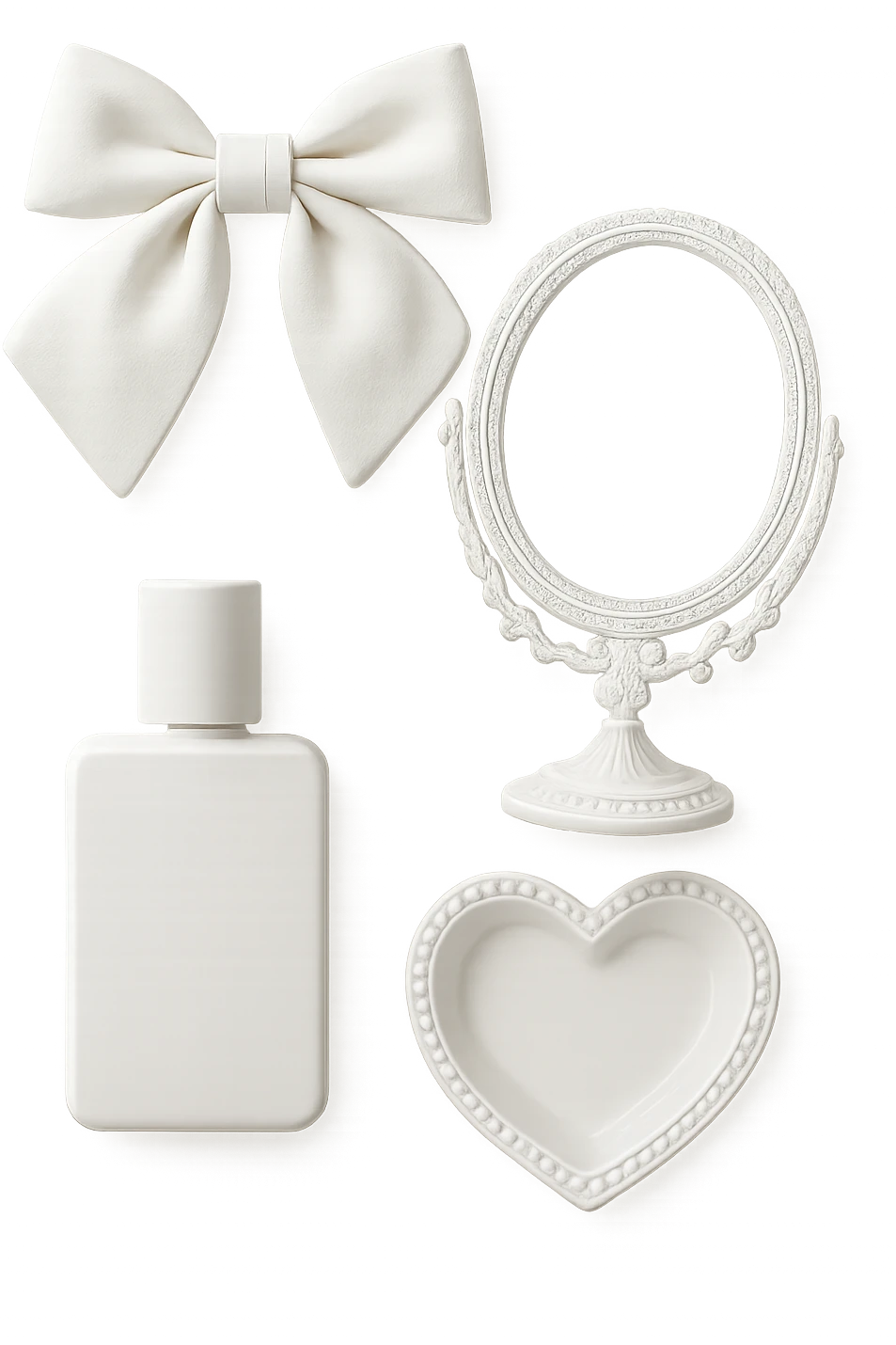 white  girly object, remove background  emoji