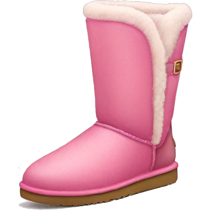 Pink ugg boots emoji