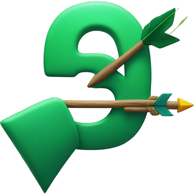 The number five with an arrow going through it emoji