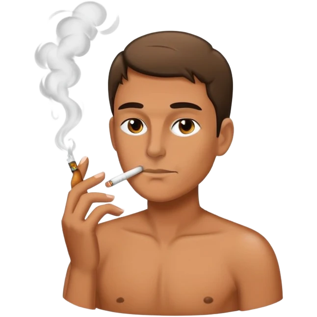 sorayama smoking emoji