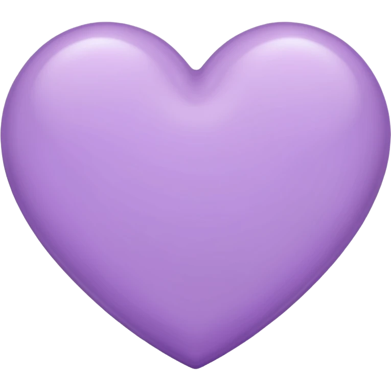 Light purple heart emoji